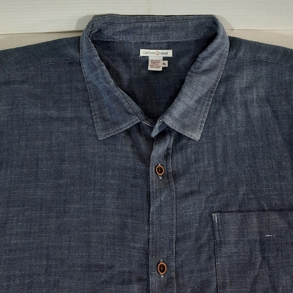 Carbon2Cobalt Chambray Long Sleeve Shirt - Picture 5 of 5